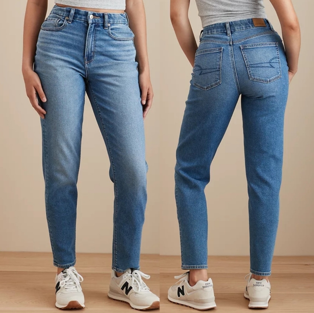 American Eagle Stretch Curvy Mom Jean Women's Size 10